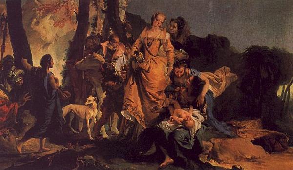 Giovanni Battista Tiepolo The Finding of Moses